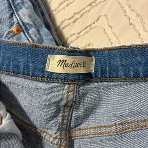 Madewell Women's Denim Jeans in Light Blue—High-Rise Slim Boyjean